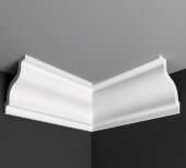 Угол внутренний к плинтусу Де-Багет П 04 70/70 (10*4) белый