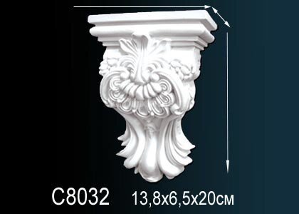 Заказать Декоративная консоль Перфект C8032 201х138х71 мм Заказать Декоративная консоль Перфект C8032 201х138х71 мм