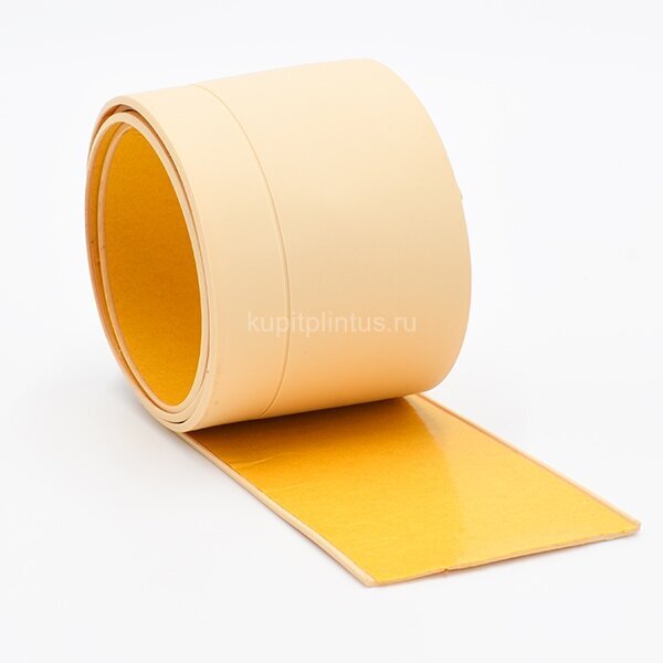 Заказать Гибкий плинтус напольный 65 мм ПГ65 бежевый без клея бухта 25м Заказать Гибкий плинтус напольный 65 мм ПГ65 бежевый без клея бухта 25м