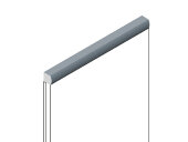 Молдинг 15х15 мм HiWood D15V2 BU29 цвет под дерево из фитополимера 2.7м