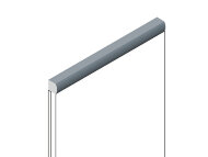 Молдинг 15х15 мм HiWood D15V2 BU29 цвет под дерево из фитополимера 2.7м