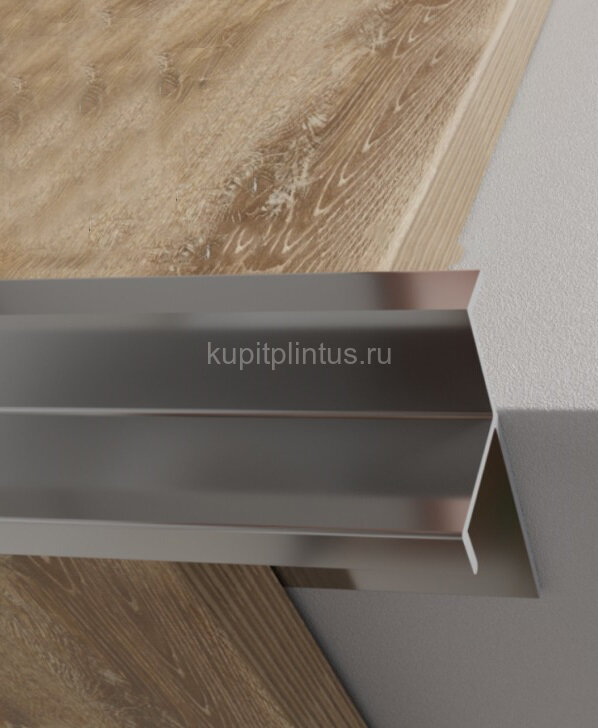 Заказать Алюминиевый фигурный профиль для углов ступеней 10 мм ПО-204-01 серебро глянец 2.7 м Заказать Алюминиевый фигурный профиль для углов ступеней 10 мм ПО-204-01 серебро глянец 2.7 м