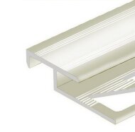 Алюминиевый профиль лестничный 20х10 мм PV51-13 песок блестящий 2,7 м Алюминиевый профиль лестничный 20х10 мм PV51-13 песок блестящий 2,7 м