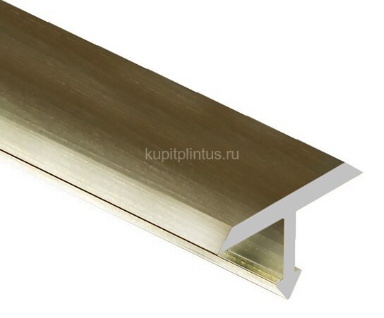 Заказать Профиль Т-образный алюминиевый 15 мм (плоский) Gunsen PV35-13 песок блестящий 2,7 м Заказать Профиль Т-образный алюминиевый 15 мм (плоский) Gunsen PV35-13 песок блестящий 2,7 м