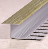 Алюминиевый профиль Т-образный 16 мм Т-16 Л Дуб нордик 2,7 м