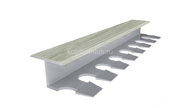 Заказать Т-профиль алюминиевый гибкий закладной 16 мм MP30 23-Дуб пепельный 2,7 м Заказать Т-профиль алюминиевый гибкий закладной 16 мм MP30 23-Дуб пепельный 2,7 м