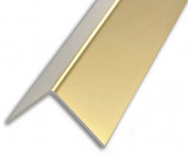 Алюминиевый угол защитный 15х15 мм Евротрим 0321 Золото 3 м