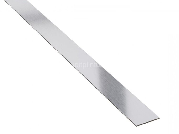 Заказать Стальная полоса 10 мм SP117-10 SGB серебро глянец браш 2,7м Заказать Стальная полоса 10 мм SP117-10 SGB серебро глянец браш 2,7м