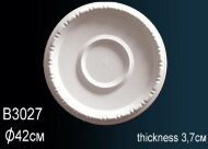 Потолочная розетка Перфект B3027 425 мм