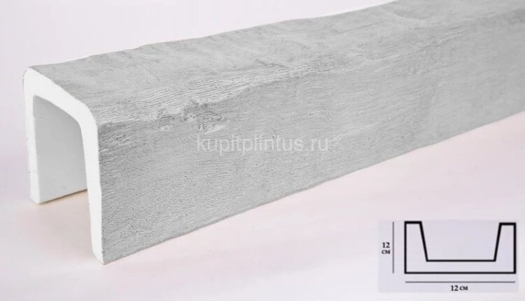 Заказать Декоративная балка из полиуретана 120х120 мм Уникс Классика Б2 Под покраску 3 м Заказать Декоративная балка из полиуретана 120х120 мм Уникс Классика Б2 Под покраску 3 м