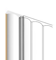 Финишный молдинг 12х32 мм HiWood LF139A W49G белый-бежевый 2,7 м Финишный молдинг 12х32 мм HiWood LF139A W49G белый-бежевый 2,7 м