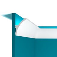 Потолочный плинтус 60х79 мм Перфект Плюс P94 белый 2 м Потолочный плинтус 60х79 мм Перфект Плюс P94 белый 2 м