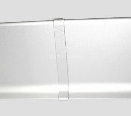 Заказать Соединитель ПВХ для плинтуса Евротрим L-60 ПВХ серебро 
