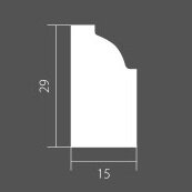 Заказать Молдинг ЛДФ 15х29 мм Ultrawood U 001 2,44 м Заказать Молдинг ЛДФ 15х29 мм Ultrawood U 001 2,44 м