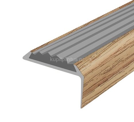 Заказать Порог угловой с серой резиновой вставкой Д01 КД Дуб золотой 2,7 м Заказать Порог угловой с серой резиновой вставкой Д01 КД Дуб золотой 2,7 м