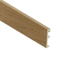 Напольный плинтус 80 мм SALAG ALPHA Foxy AP8144 гибридный ПВХ под дерево 2.4 м (80х16х2400 мм)