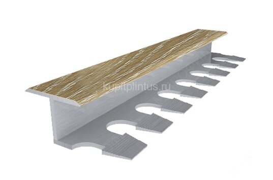 Заказать Т-профиль алюминиевый гибкий закладной 16 мм MP30 22-Дуб натуральный 2,7 м Заказать Т-профиль алюминиевый гибкий закладной 16 мм MP30 22-Дуб натуральный 2,7 м