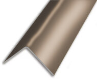 Алюминиевый угол защитный 15х15 мм Евротрим 0321 Бронза 3 м
