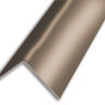 Заказать Алюминиевый угол защитный 15х15 мм Евротрим 0321 Бронза 3 м 