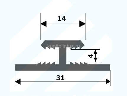 Заказать Алюминиевый двутавр под композит-панель ОП-005 4 мм (3 метра) Заказать Алюминиевый двутавр под композит-панель ОП-005 4 мм (3 метра)