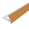 Заказать Профиль внешний ПВХ для плитки Cezar 7 мм 107 Карамель 2,5 м Заказать Профиль внешний ПВХ для плитки Cezar 7 мм 107 Карамель 2,5 м