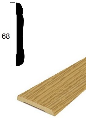 Заказать Наличник фигурный ПВХ Lemal 22068 68 мм Цвет 0038 Дуб 2,2 м Заказать Наличник фигурный ПВХ Lemal 22068 68 мм Цвет 0038 Дуб 2,2 м