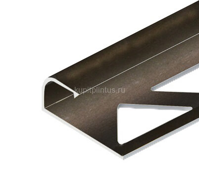 Заказать Профиль для плитки С-образный алюминий 12 мм PV15-06 Бронза матовая 2,7 м Заказать Профиль для плитки С-образный алюминий 12 мм PV15-06 Бронза матовая 2,7 м