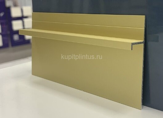 Заказать Алюминиевый теневой плинтус Евротрим 5955.00 золото анодированный 2 м Заказать Алюминиевый теневой плинтус Евротрим 5955.00 золото анодированный 2 м
