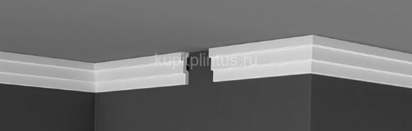 Заказать Потолочный плинтус 60х20 мм Де-Багет XPS П 03 20/60 белый 2 м Заказать Потолочный плинтус 60х20 мм Де-Багет XPS П 03 20/60 белый 2 м