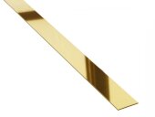 Стальная полоса 15 мм SP117-15 ZG золото глянец 2,7м