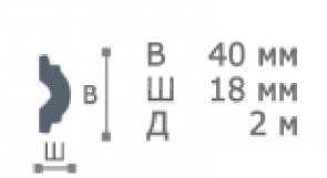 Заказать Потолочный плинтус (карниз) NMC LX-44 2 м Заказать Потолочный плинтус (карниз) NMC LX-44 2 м