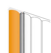 Финишный молдинг 12х32 мм HiWood LF139A Y5 оранжевый 2,7 м