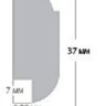 Заказать Финишный молдинг ЛДФ 14х37 мм Ultrawood Trim 004 2,44 м 
