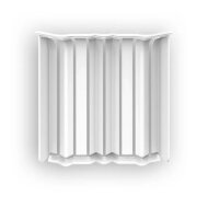 Комплектующие плинтуса округлого 80 мм (во флоупаке) Идеал Дюра ИД-ПО80-Н8-Ф2 001 белый