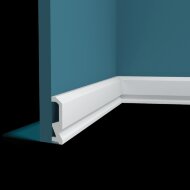 Плинтус напольный Перфект Плюс P176 белый ударопрочный полимер 100х21х2000 мм Плинтус напольный Перфект Плюс P176 белый ударопрочный полимер 100х21х2000 мм