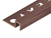 Латунный П-профиль закладной 10х10 мм ЛПО-П10х10-ам античная медь 2.7 м Латунный П-профиль закладной 10х10 мм ЛПО-П10х10-ам античная медь 2.7 м