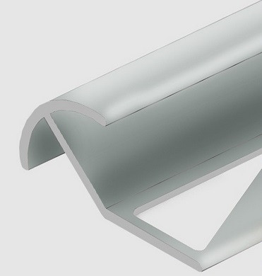 Заказать Алюминиевый профиль под плитку для наружных углов 12 мм PV71-01 полированный 2,7 м 