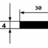 Заказать Алюминиевая полоса 4х30 мм 3 м Заказать Алюминиевая полоса 4х30 мм 3 м