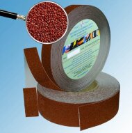 Лента абразивная цветная противоскользящая самоклеящаяся SlipStop Systems 50 мм стандартная зернистость Коричневая ролик 18,3 м Лента абразивная цветная противоскользящая самоклеящаяся SlipStop Systems 50 мм стандартная зернистость Коричневая ролик 18,3 м