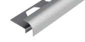 Профиль алюминиевый под плитку фигурный ПО-12х12 Серебро матовое 2,7 м Профиль алюминиевый под плитку фигурный ПО-12х12 Серебро матовое 2,7 м