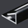 Заказать L-образный профиль алюминиевый 8 мм PV01-19 черный блестящий 2,7 м Заказать L-образный профиль алюминиевый 8 мм PV01-19 черный блестящий 2,7 м