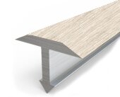 Профиль Т-образный гибкий 15 мм MP11 из ламинированного алюминия 44 Корейский дуб 2,7 м Профиль Т-образный гибкий 15 мм MP11 из ламинированного алюминия 44 Корейский дуб 2,7 м