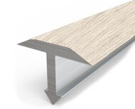 Профиль Т-образный гибкий 15 мм MP11 из ламинированного алюминия 44 Корейский дуб 2,7 м Профиль Т-образный гибкий 15 мм MP11 из ламинированного алюминия 44 Корейский дуб 2,7 м