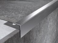 F-профиль из нержавеющей стали FF 8 S сатинированная сталь 2,7 м F-профиль из нержавеющей стали FF 8 S сатинированная сталь 2,7 м