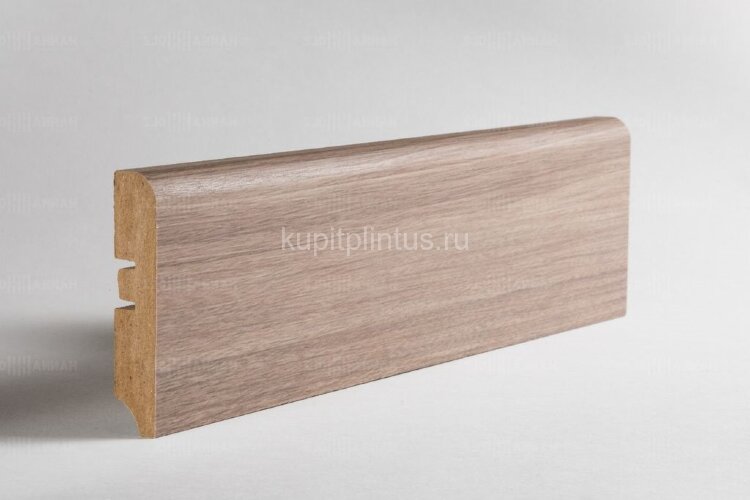 Заказать Плинтус напольный МДФ Hannahholz 80х16 Орех роллс 2,4 м 