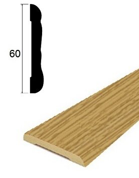 Заказать Наличник фигурный ПВХ Lemal 22060 60 мм Цвет 0038 Дуб 2,2 м Заказать Наличник фигурный ПВХ Lemal 22060 60 мм Цвет 0038 Дуб 2,2 м