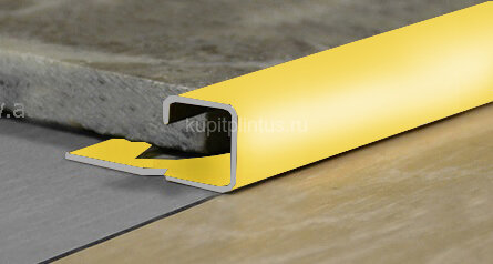 Заказать Профиль для плитки угловой внутренний С-образный 12 мм алюминий PV55-05 Золото блестящее 2,7 м Заказать Профиль для плитки угловой внутренний С-образный 12 мм алюминий PV55-05 Золото блестящее 2,7 м