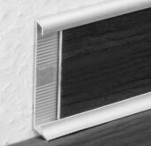 Алюминиевый плинтус 60 мм для ковролина ПО-194 серебро матовое 2,7 м Алюминиевый плинтус 60 мм для ковролина ПО-194 серебро матовое 2,7 м