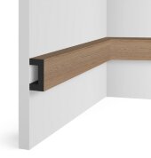 Молдинг 40х20 мм Hiwood LB40 BR417 под дерево 2,7м Молдинг 40х20 мм Hiwood LB40 BR417 под дерево 2,7м