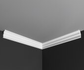 Угол внутренний к плинтусу Де-Багет П 06 18/24 (25*4) белый